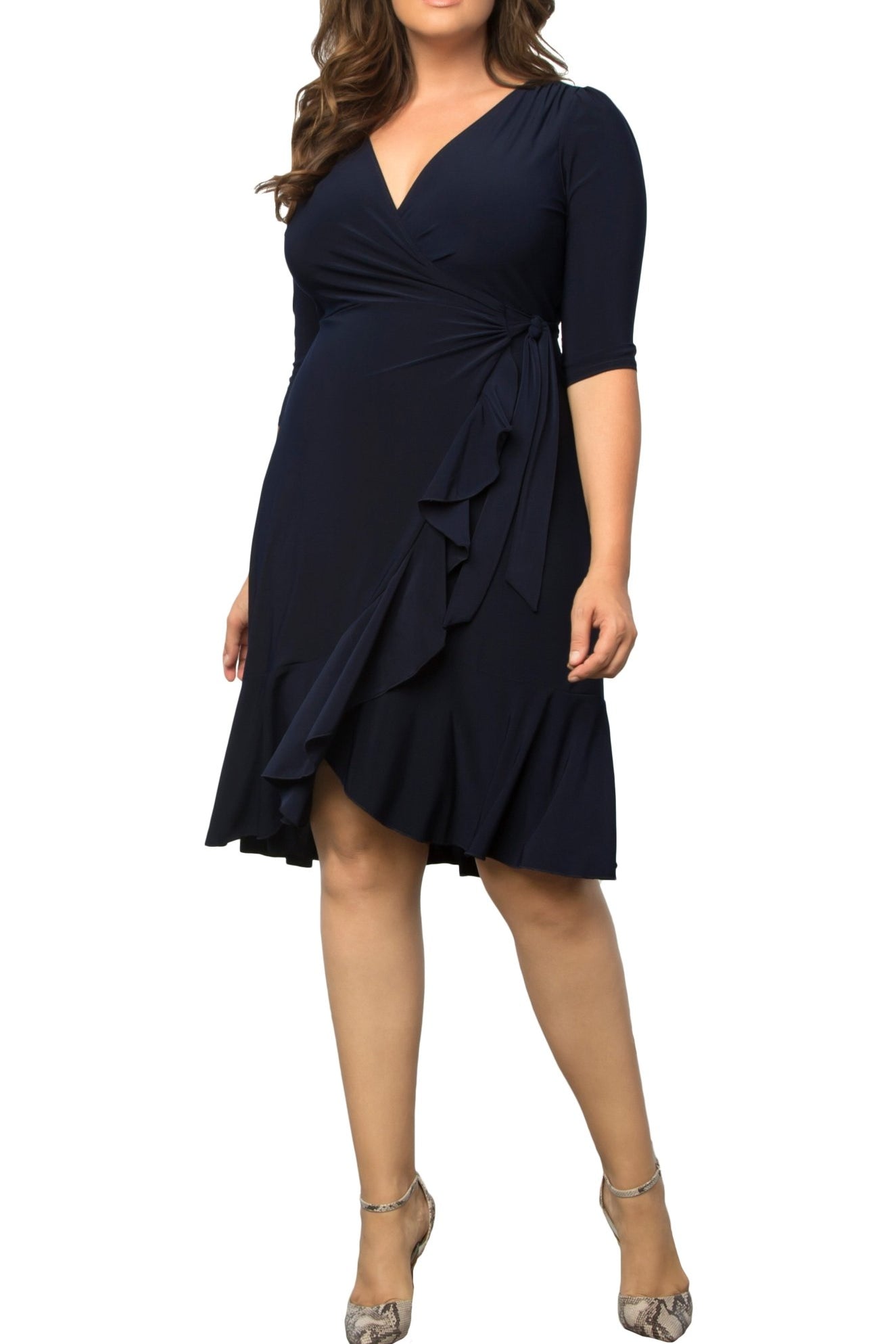 Whimsy Wrap Dress - Plus - DressbarnDresses