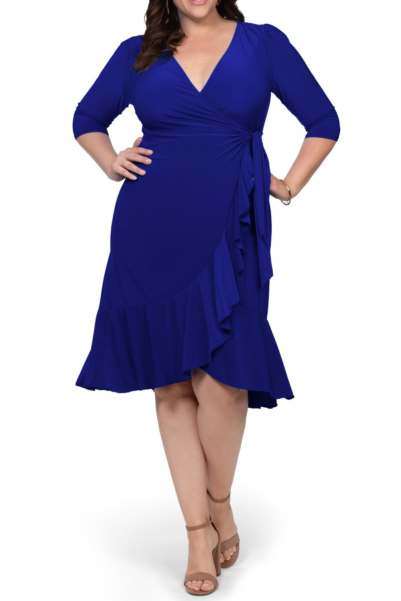 Whimsy Wrap Dress - Plus - DressbarnDresses