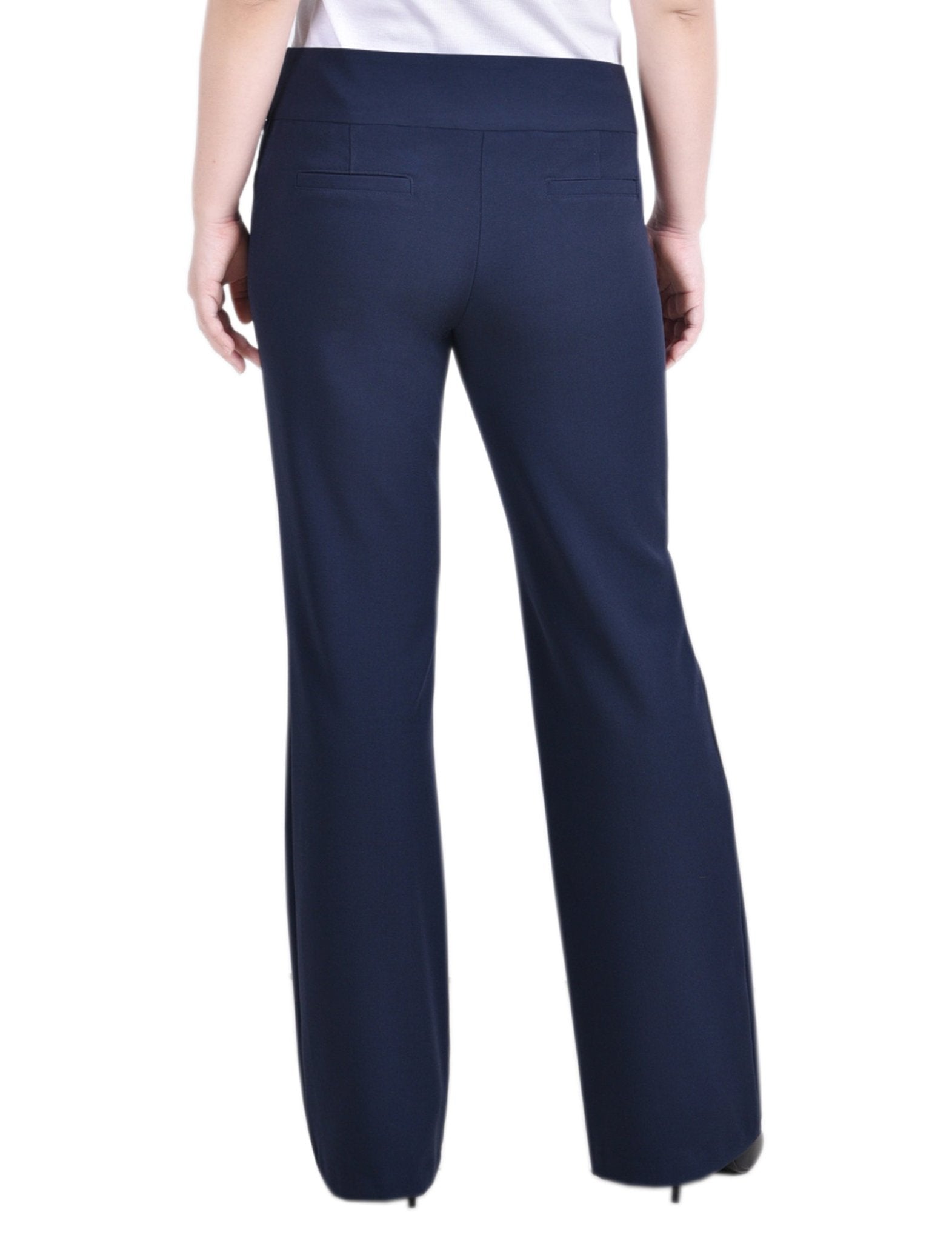 Wide Waist Stretch Pants - Petite - DressbarnPants