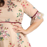 Wildflower Embroidered Dress - Plus - DressbarnDresses