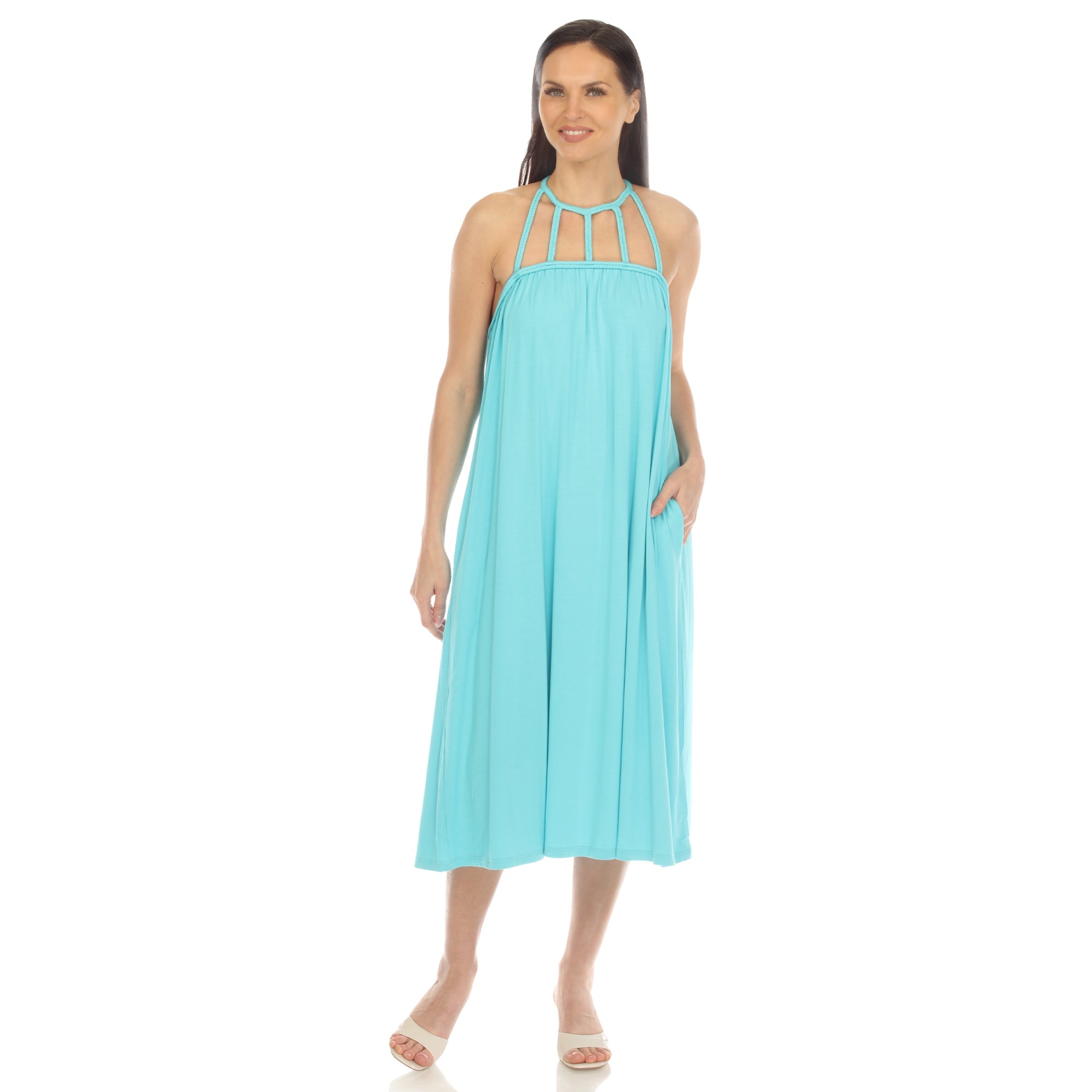 Women's Braided Strap Midi Dress - DressbarnDresses