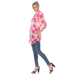 Women's Classic Plaid Tunic Shirt - DressbarnShirts & Blouses