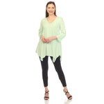 Women's Empire Waist V-Neck Tunic Top - DressbarnShirts & Blouses