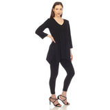 Women's Empire Waist V-Neck Tunic Top - DressbarnShirts & Blouses