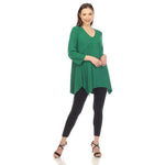 Women's Empire Waist V-Neck Tunic Top - DressbarnShirts & Blouses