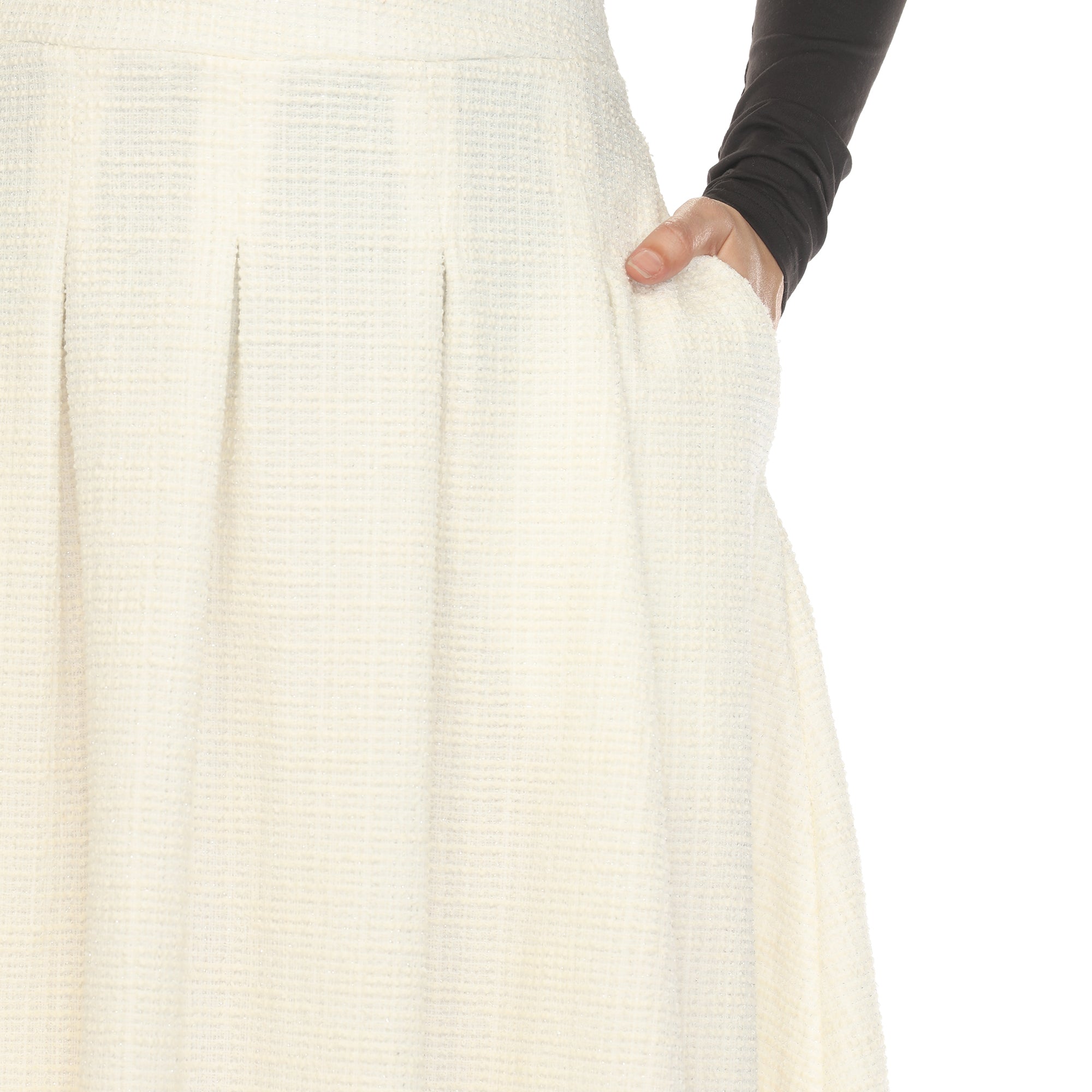 Women's Flared Tweed Skirt - DressbarnSkirts