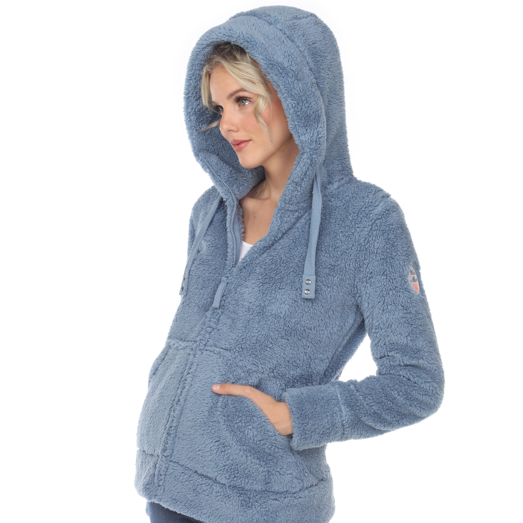 Women's Hooded Sherpa Jacket - DressbarnCoats & Jackets