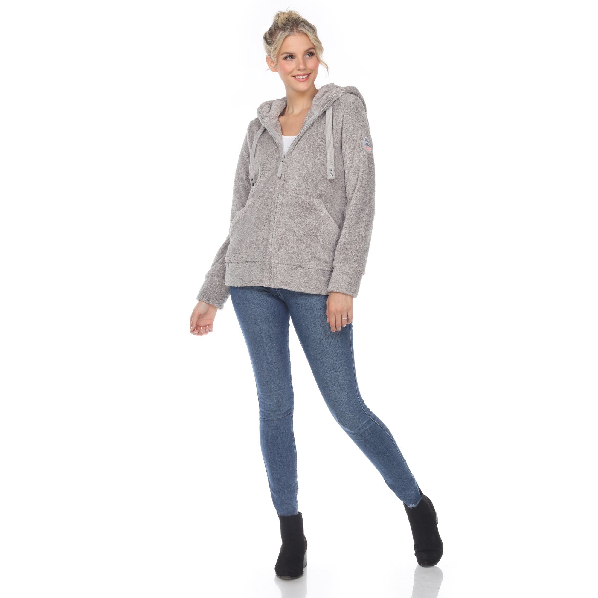Women's Hooded Sherpa Jacket - DressbarnCoats & Jackets