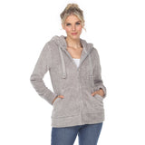 Women's Hooded Sherpa Jacket - DressbarnCoats & Jackets