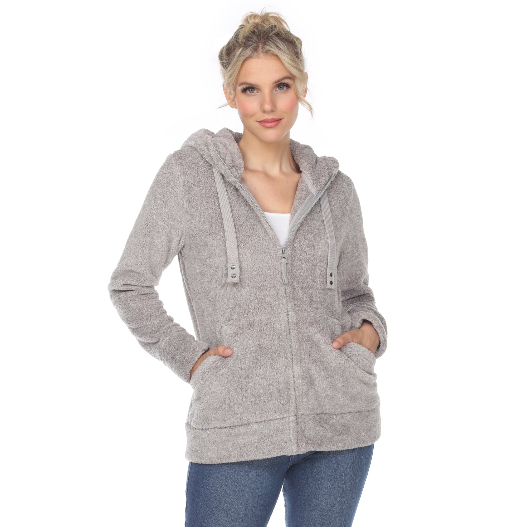 Women's Hooded Sherpa Jacket - DressbarnCoats & Jackets