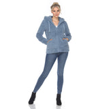 Women's Hooded Sherpa Jacket - DressbarnCoats & Jackets