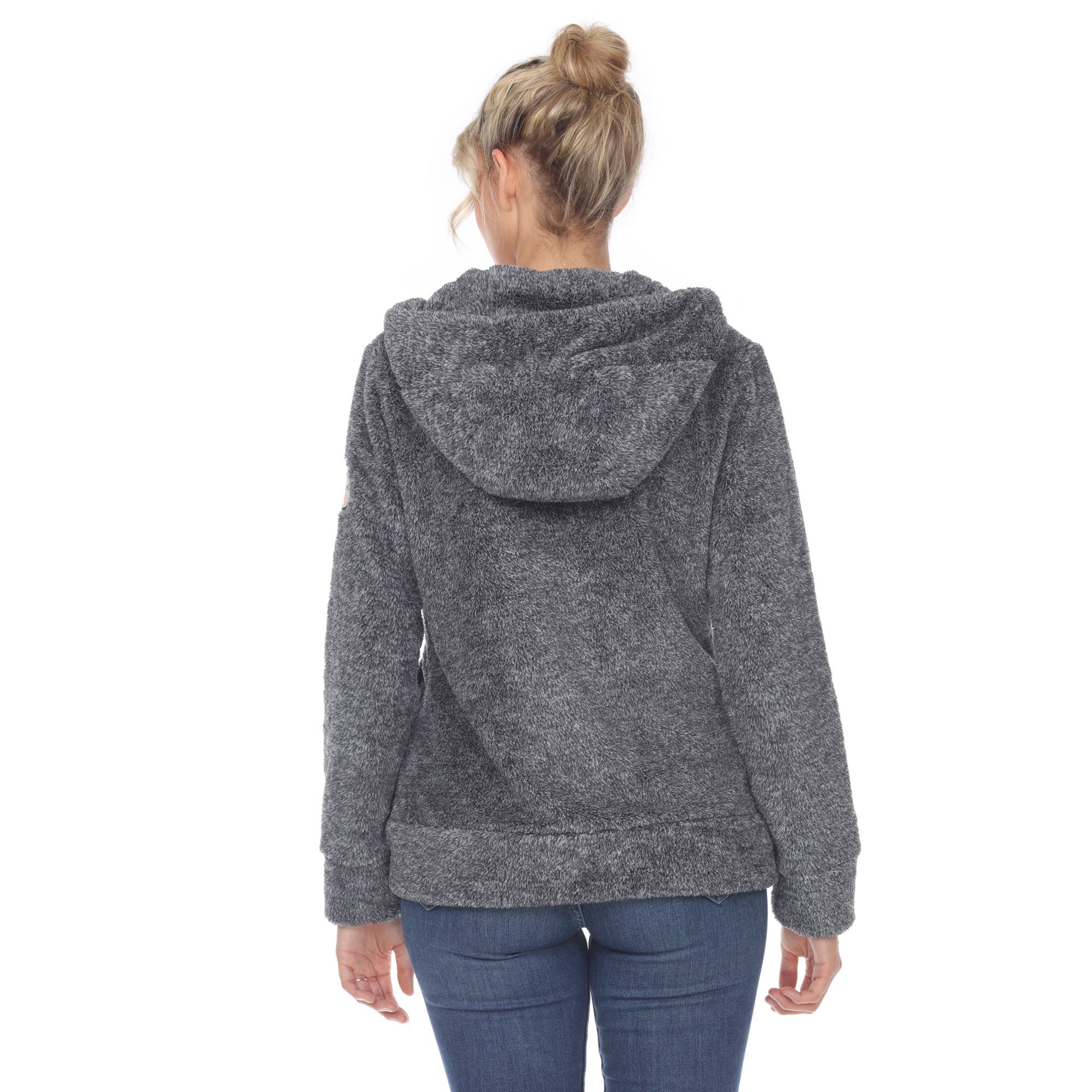 Women's Hooded Sherpa Jacket - DressbarnCoats & Jackets