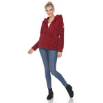 Women's Hooded Sherpa Jacket - DressbarnCoats & Jackets