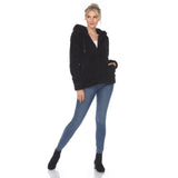 Women's Hooded Sherpa Jacket - DressbarnCoats & Jackets