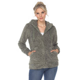 Women's Hooded Sherpa Jacket - DressbarnCoats & Jackets