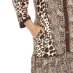Women's Leopard Print Shift Dress - DressbarnKnee Length & Midi Dresses