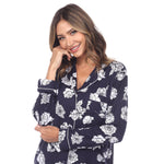Women's Long Sleeve Floral Pajama Set - DressbarnLounge Sets
