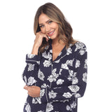 Women's Long Sleeve Floral Pajama Set - DressbarnLounge Sets