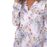 Women's Long Sleeve Floral Pajama Set - DressbarnLounge Sets