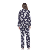 Women's Long Sleeve Floral Pajama Set - DressbarnLounge Sets