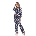 Women's Long Sleeve Floral Pajama Set - DressbarnLounge Sets