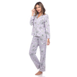 Women's Long Sleeve Floral Pajama Set - DressbarnLounge Sets