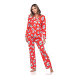 Women's Long Sleeve Floral Pajama Set - DressbarnLounge Sets