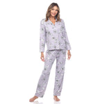 Women's Long Sleeve Floral Pajama Set - DressbarnLounge Sets