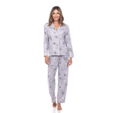 Women's Long Sleeve Floral Pajama Set - DressbarnLounge Sets