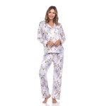 Women's Long Sleeve Floral Pajama Set - DressbarnLounge Sets