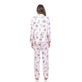 Women's Long Sleeve Floral Pajama Set - DressbarnLounge Sets