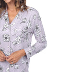 Women's Long Sleeve Floral Pajama Set - DressbarnLounge Sets