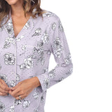 Women's Long Sleeve Floral Pajama Set - DressbarnLounge Sets