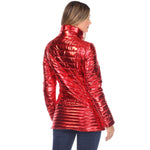 Women's Metallic Puffer Coat - DressbarnCoats & Jackets