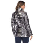 Women's Metallic Puffer Coat - DressbarnCoats & Jackets