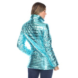 Women's Metallic Puffer Coat - DressbarnCoats & Jackets