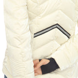 Women's Midweight Quilted Contrast With Thumbholes Hooded Jacket - DressbarnCoats & Jackets