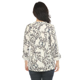 Women's Paisley Button Front Tunic Top - DressbarnButton Front Shirts