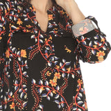 Women's Paisley Button Front Tunic Top - DressbarnButton Front Shirts