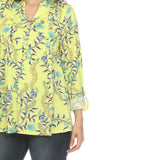 Women's Paisley Button Front Tunic Top - DressbarnButton Front Shirts