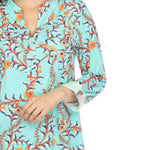 Women's Paisley Button Front Tunic Top - DressbarnButton Front Shirts