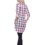 Women's Piper Stretchy Plaid Tunic - DressbarnShirts & Blouses