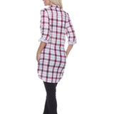 Women's Piper Stretchy Plaid Tunic - DressbarnShirts & Blouses