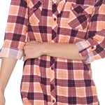 Women's Piper Stretchy Plaid Tunic - DressbarnShirts & Blouses