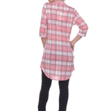 Women's Piper Stretchy Plaid Tunic - DressbarnShirts & Blouses