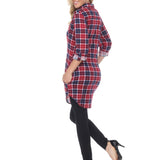 Women's Piper Stretchy Plaid Tunic - DressbarnShirts & Blouses