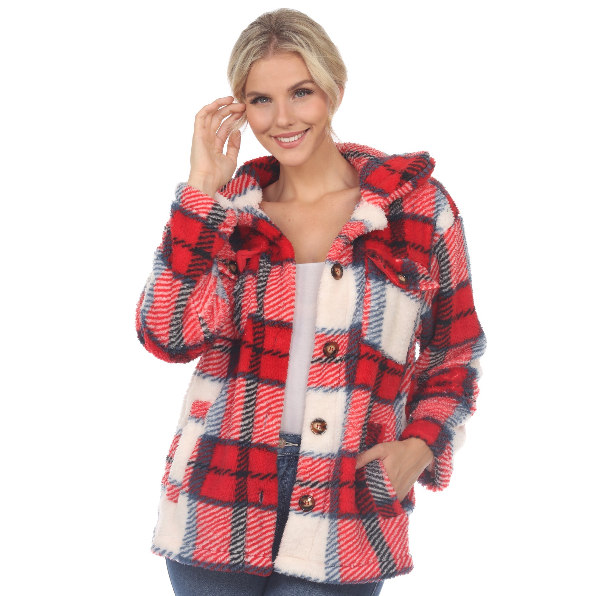 Women's Plaid Shacket - DressbarnCoats & Jackets
