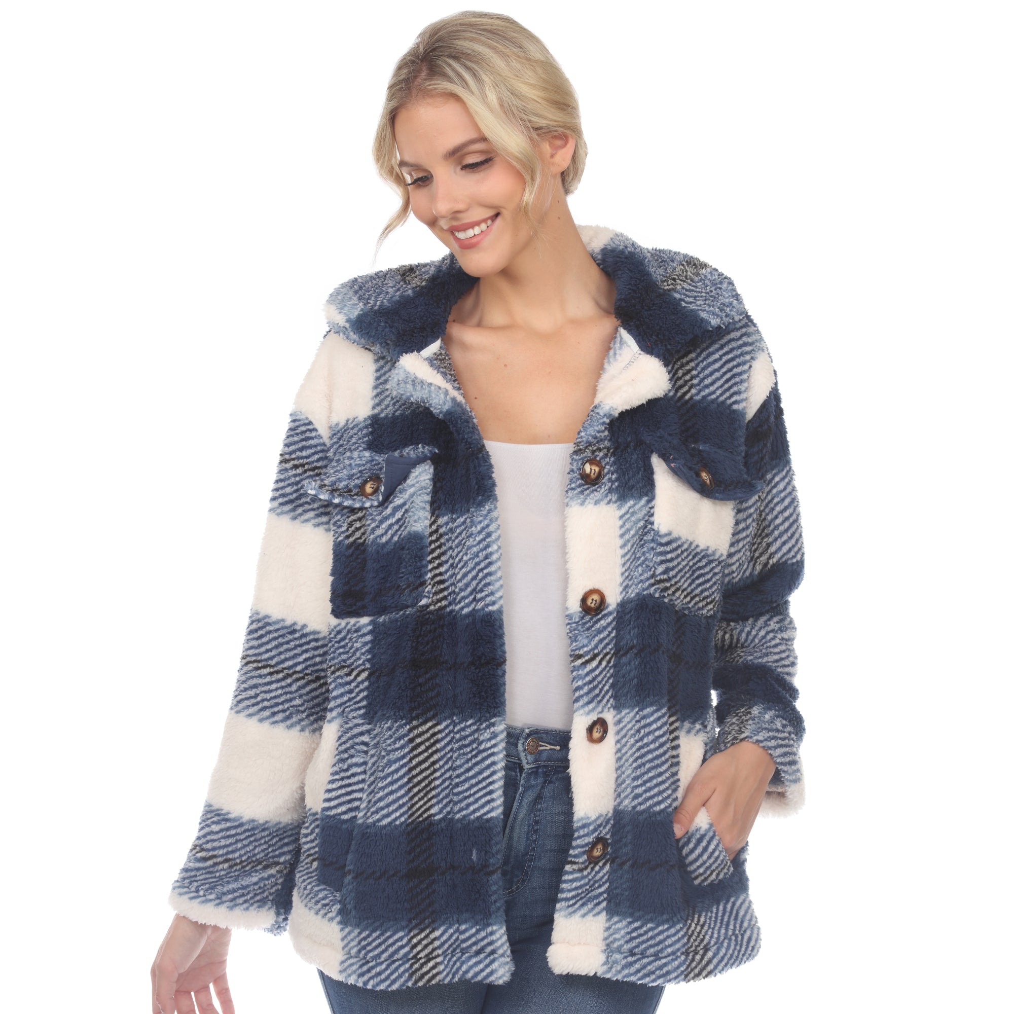 Women's Plaid Shacket - DressbarnCoats & Jackets