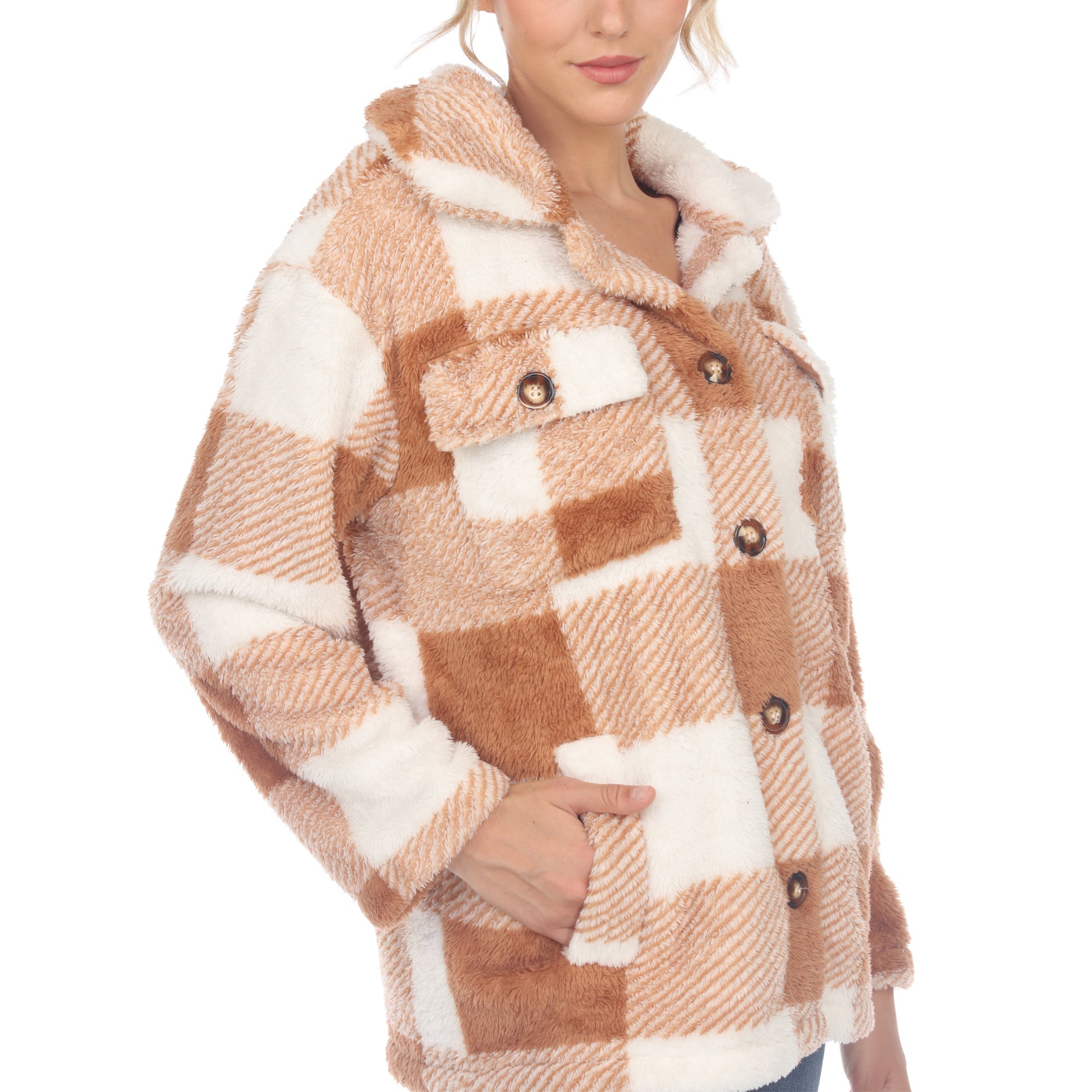 Women's Plaid Shacket - DressbarnCoats & Jackets