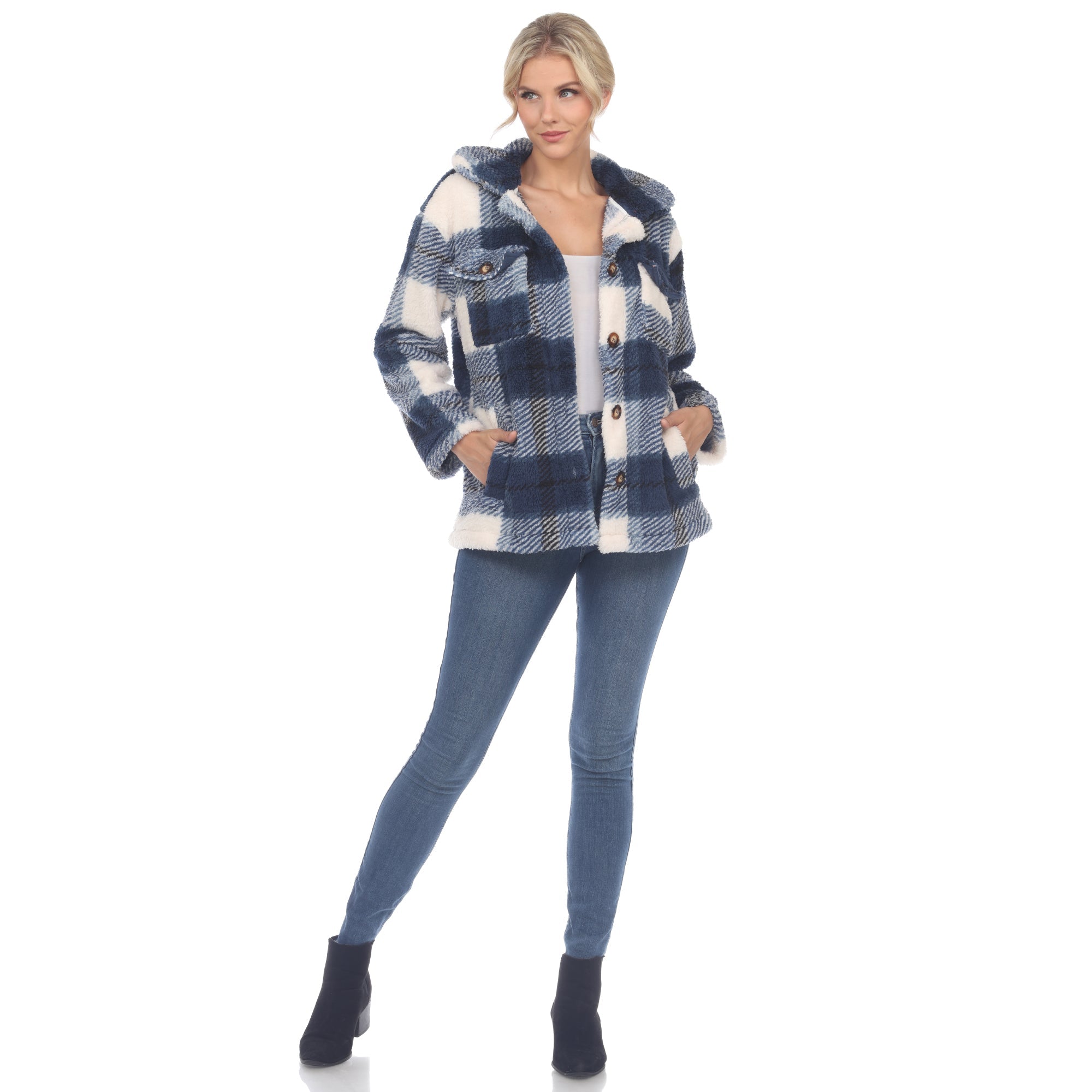 Women's Plaid Shacket - DressbarnCoats & Jackets